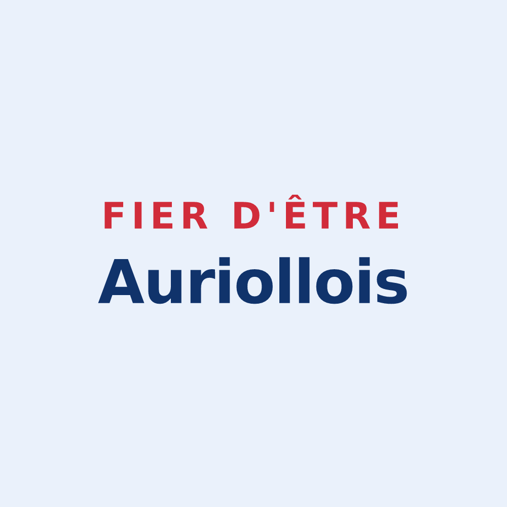 Sticker « Fier d'être Auriollois » — design pour Auriolles