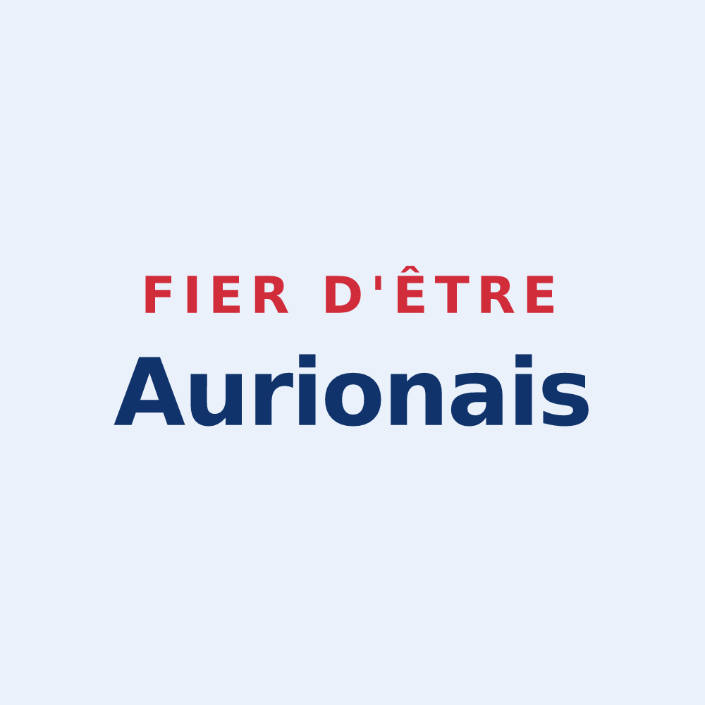 Sticker « Fier d'être Aurionais » — design pour Aurions-Idernes
