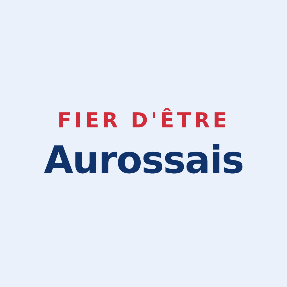 Sticker « Fier d'être Aurossais » — design pour Auros