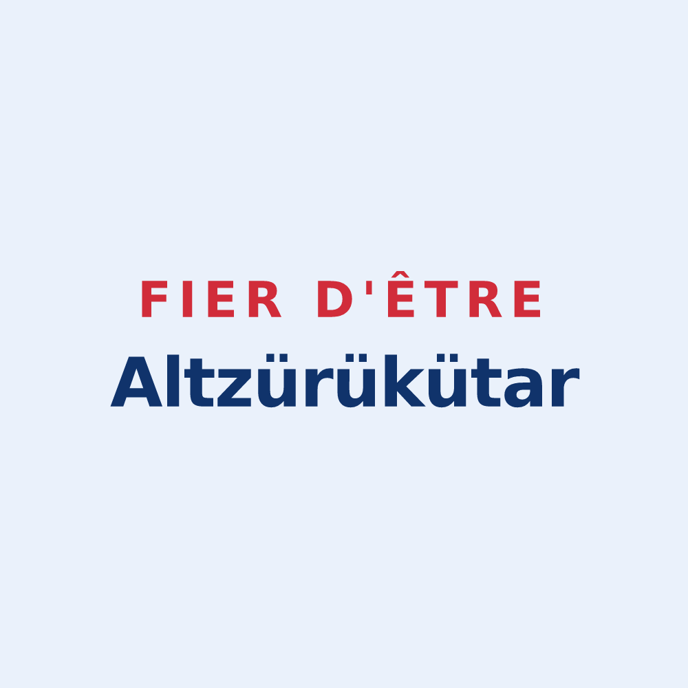Sticker « Fier d'être Altzürükütar » — design pour Aussurucq