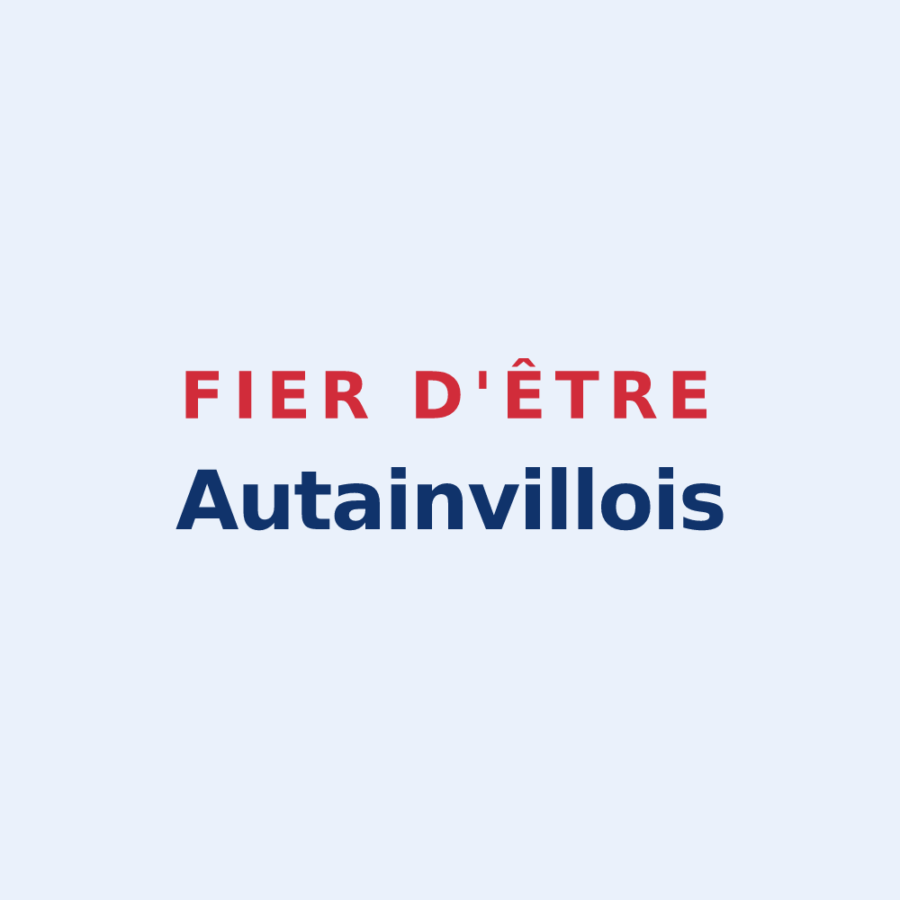 Sticker « Fier d'être Autainvillois » — design pour Autainville
