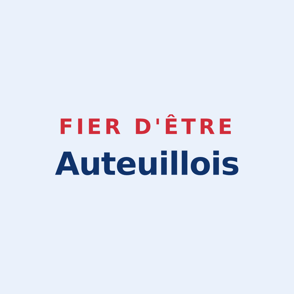 Sticker « Fier d'être Auteuillois » — design pour Auteuil