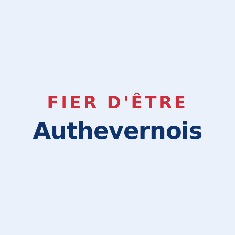 Sticker « Fier d'être Authevernois » — design pour Authevernes