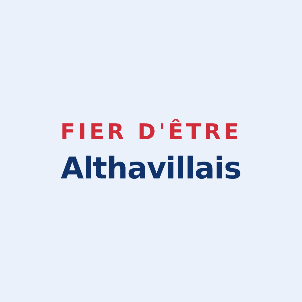 Sticker « Fier d'être Althavillais » — design pour Authie