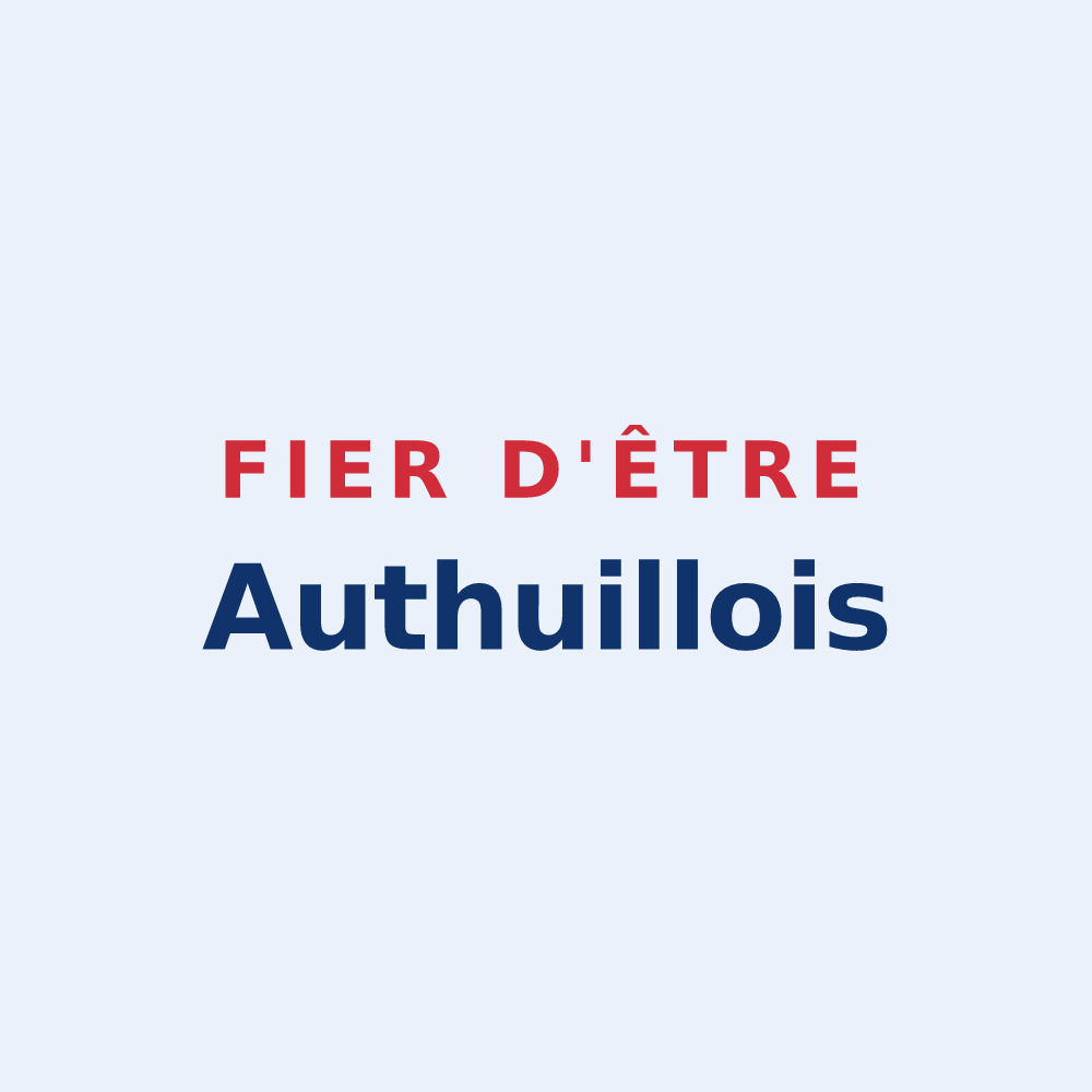 Sticker « Fier d'être Authuillois » — design pour Authuille