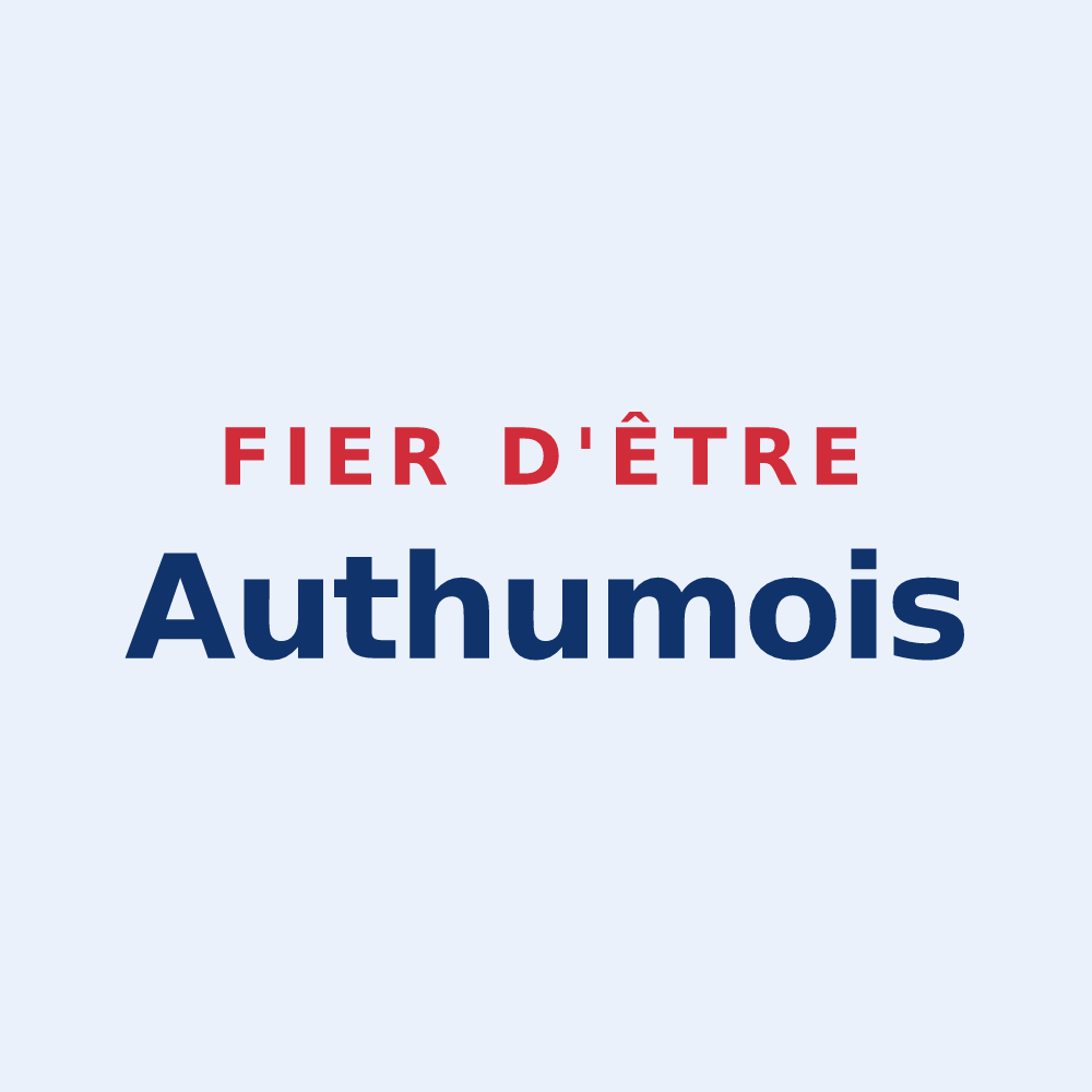 Sticker « Fier d'être Authumois » — design pour Authume
