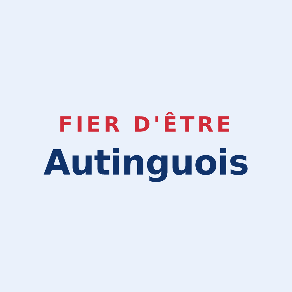 Sticker « Fier d'être Autinguois » — design pour Autingues