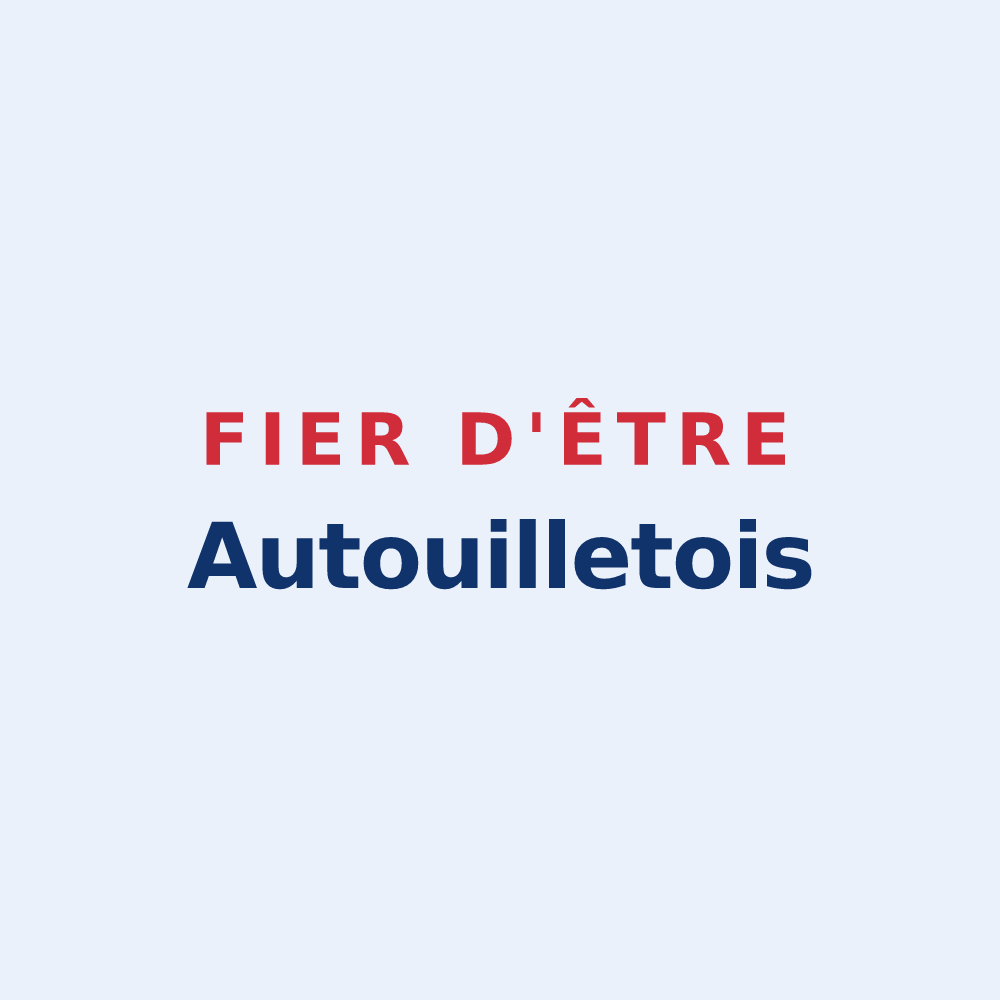 Sticker « Fier d'être Autouilletois » — design pour Autouillet