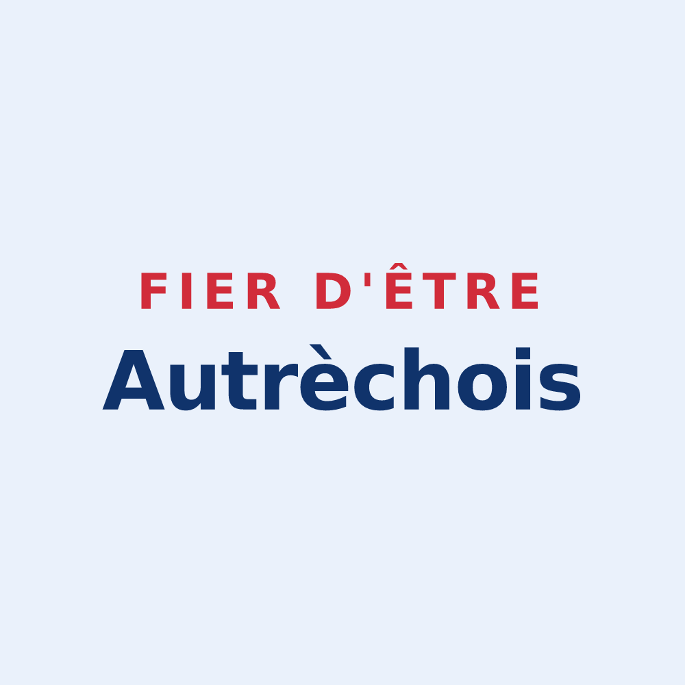 Sticker « Fier d'être Autrèchois » — design pour Autrèche