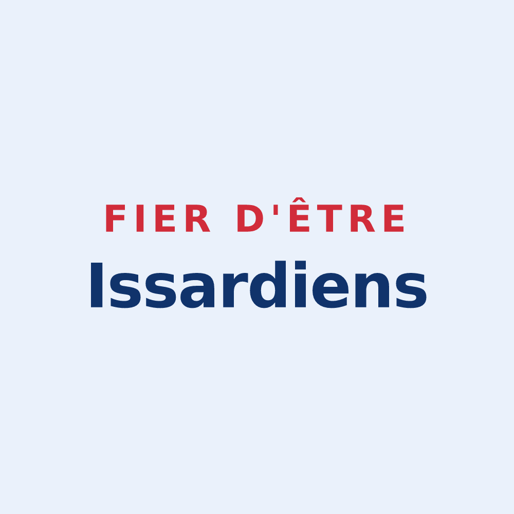 Sticker « Fier d'être Issardiens » — design pour Autry-Issards