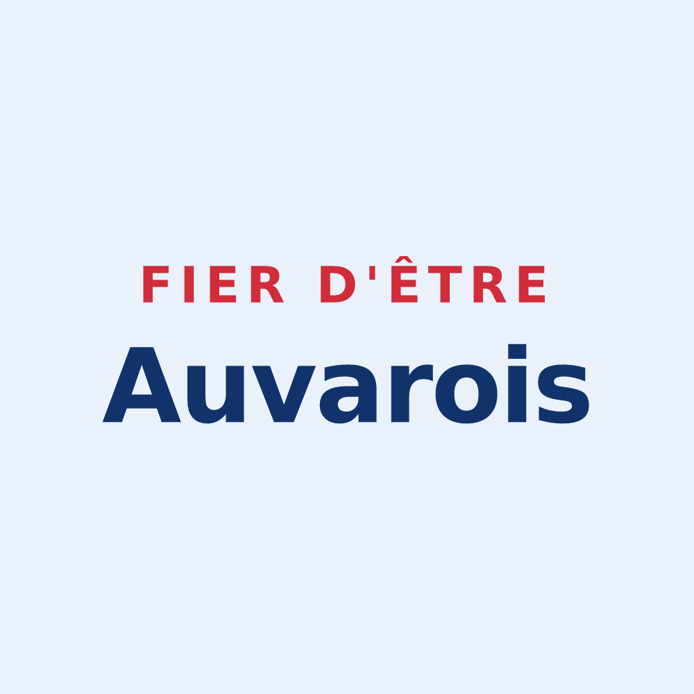 Sticker « Fier d'être Auvarois » — design pour Auvare