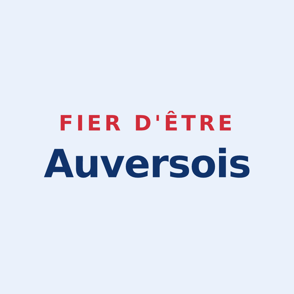Sticker « Fier d'être Auversois » — design pour Auvers-Saint-Georges