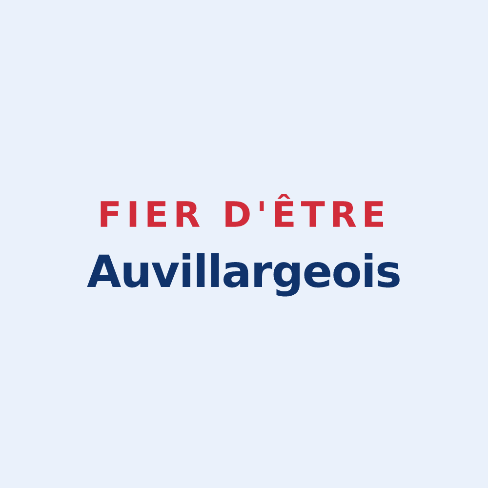 Sticker « Fier d'être Auvillargeois » — design pour Auvillars