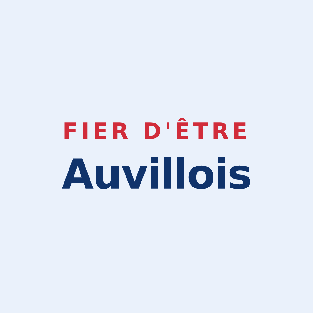 Sticker « Fier d'être Auvillois » — design pour Auvilliers-en-Gâtinais