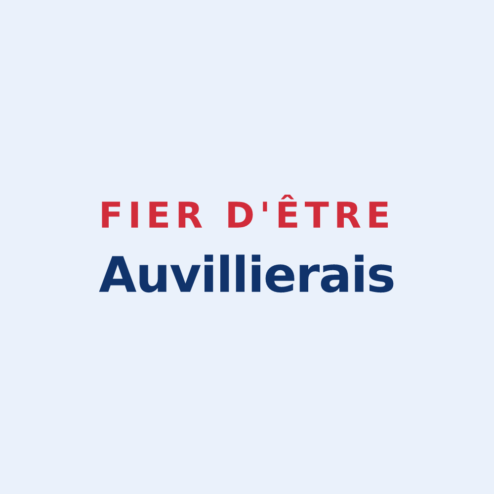 Sticker « Fier d'être Auvillierais » — design pour Auvilliers