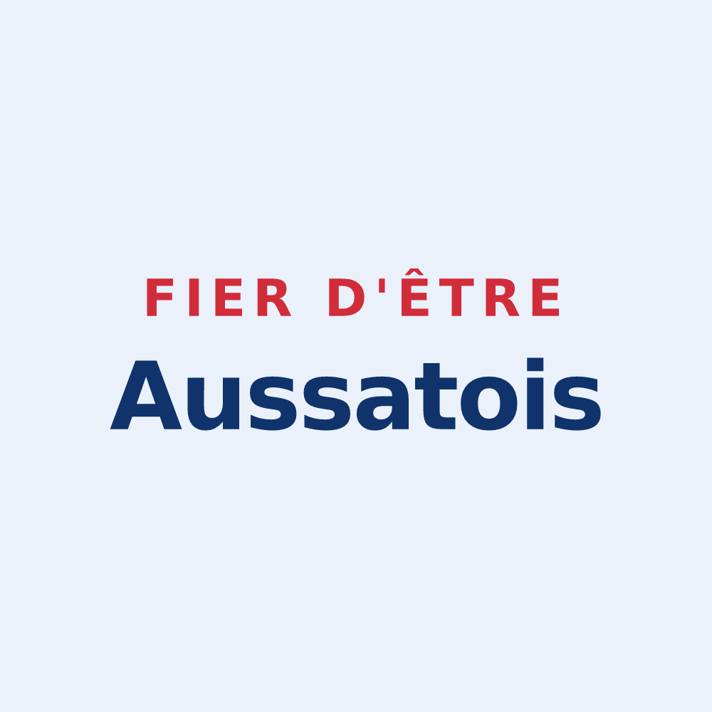 Sticker « Fier d'être Aussatois » — design pour Aux-Aussat