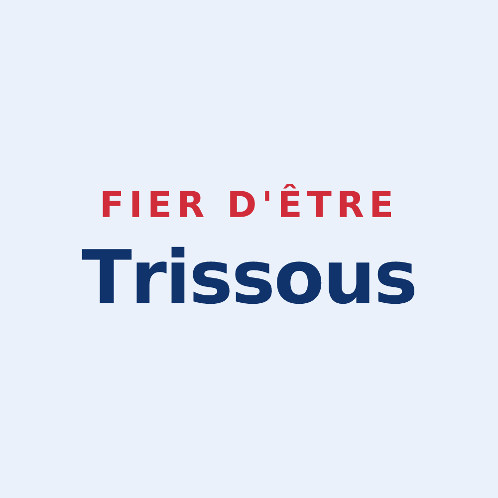 Sticker « Fier d'être Trissous » — design pour Auxelles-Bas