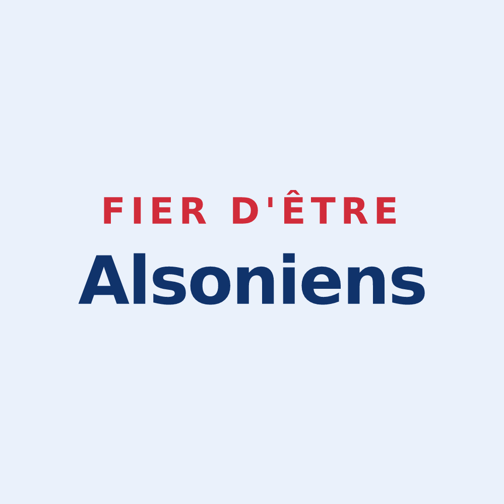 Sticker « Fier d'être Alsoniens » — design pour Auxon