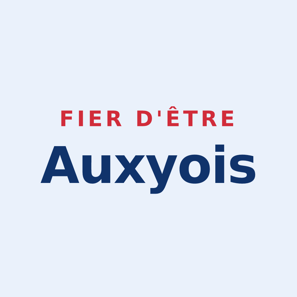Sticker « Fier d'être Auxyois » — design pour Auxy
