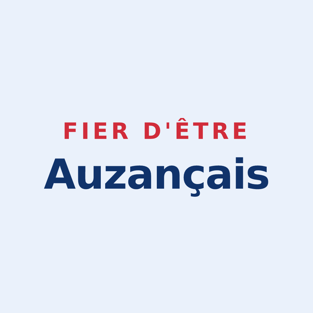 Sticker « Fier d'être Auzançais » — design pour Auzances