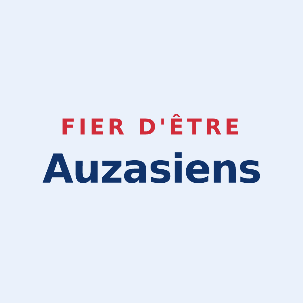 Sticker « Fier d'être Auzasiens » — design pour Auzas