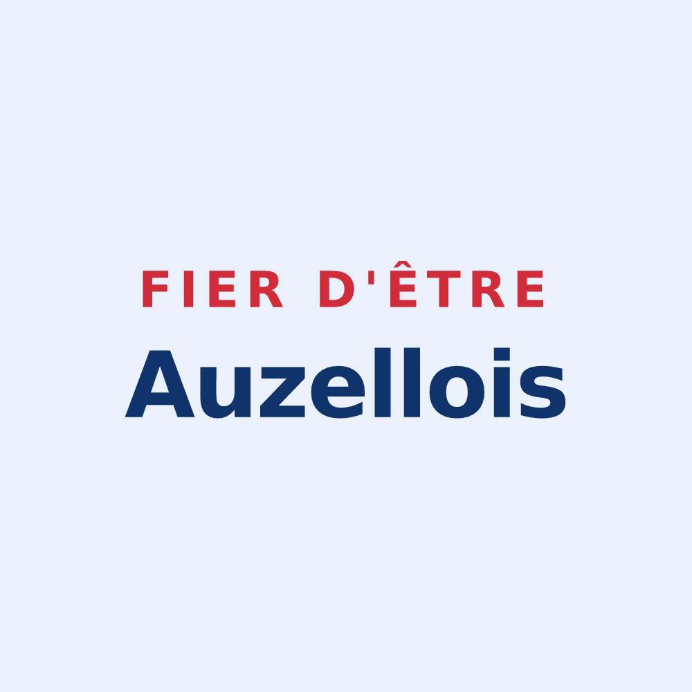 Sticker « Fier d'être Auzellois » — design pour Auzelles