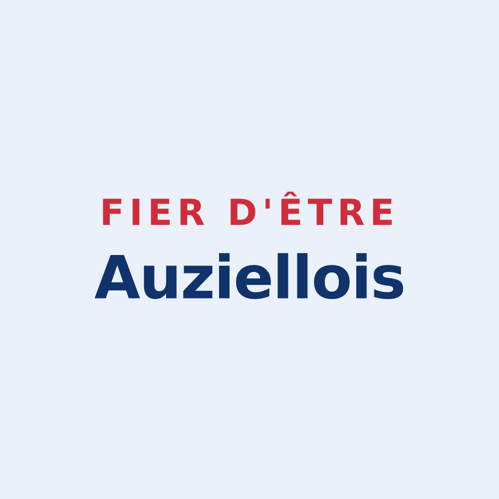 Sticker « Fier d'être Auziellois » — design pour Auzielle
