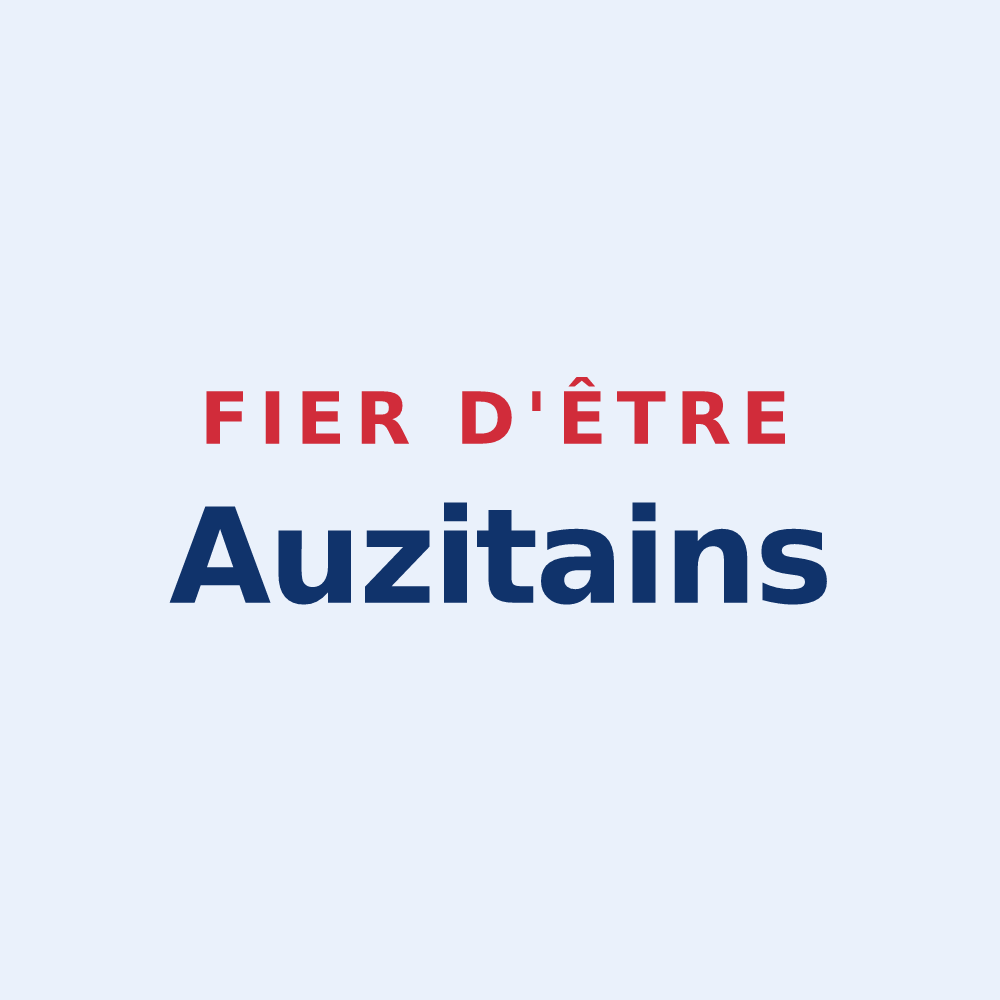 Sticker « Fier d'être Auzitains » — design pour Auzits
