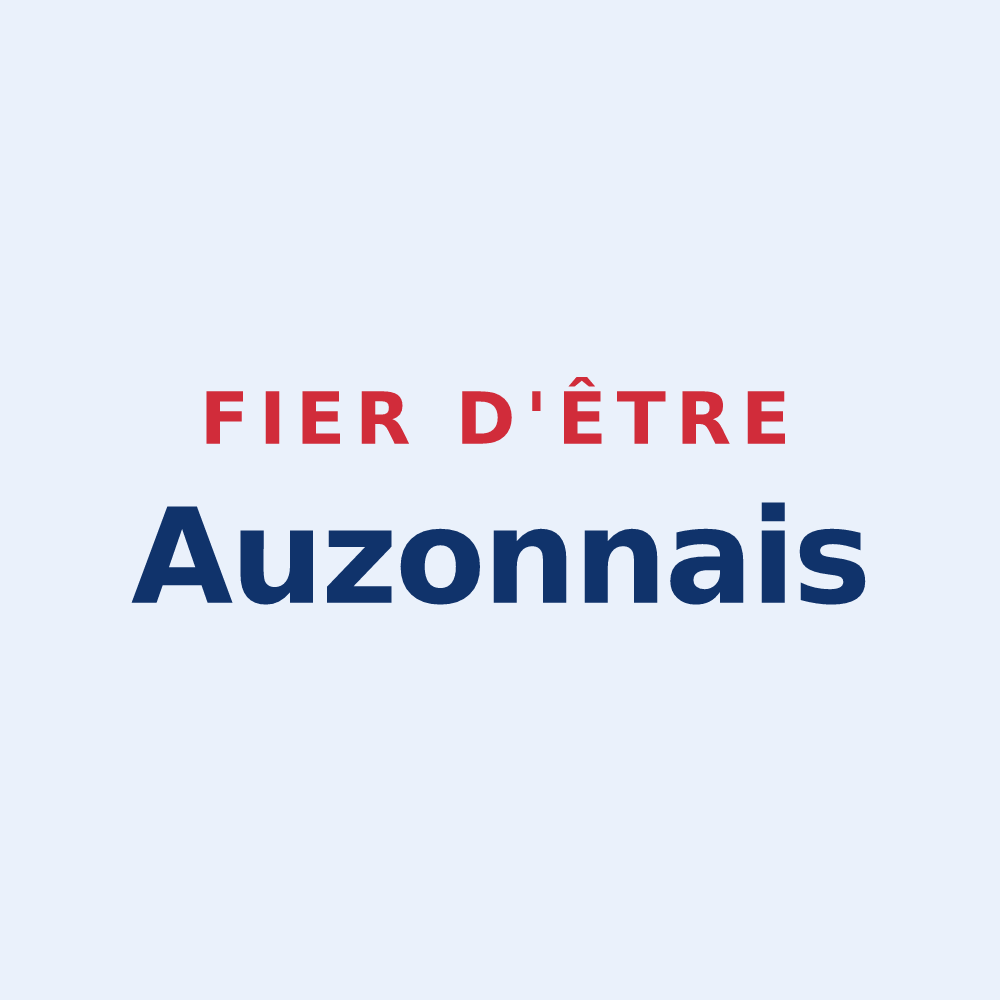 Sticker « Fier d'être Auzonnais » — design pour Auzon