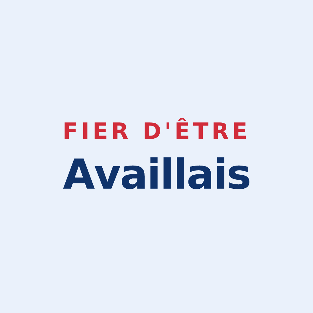 Sticker « Fier d'être Availlais » — design pour Availles-en-Châtellerault