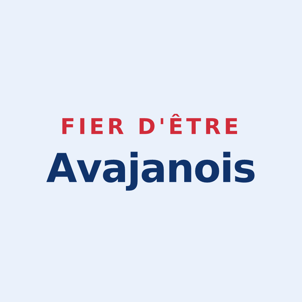 Sticker « Fier d'être Avajanois » — design pour Avajan