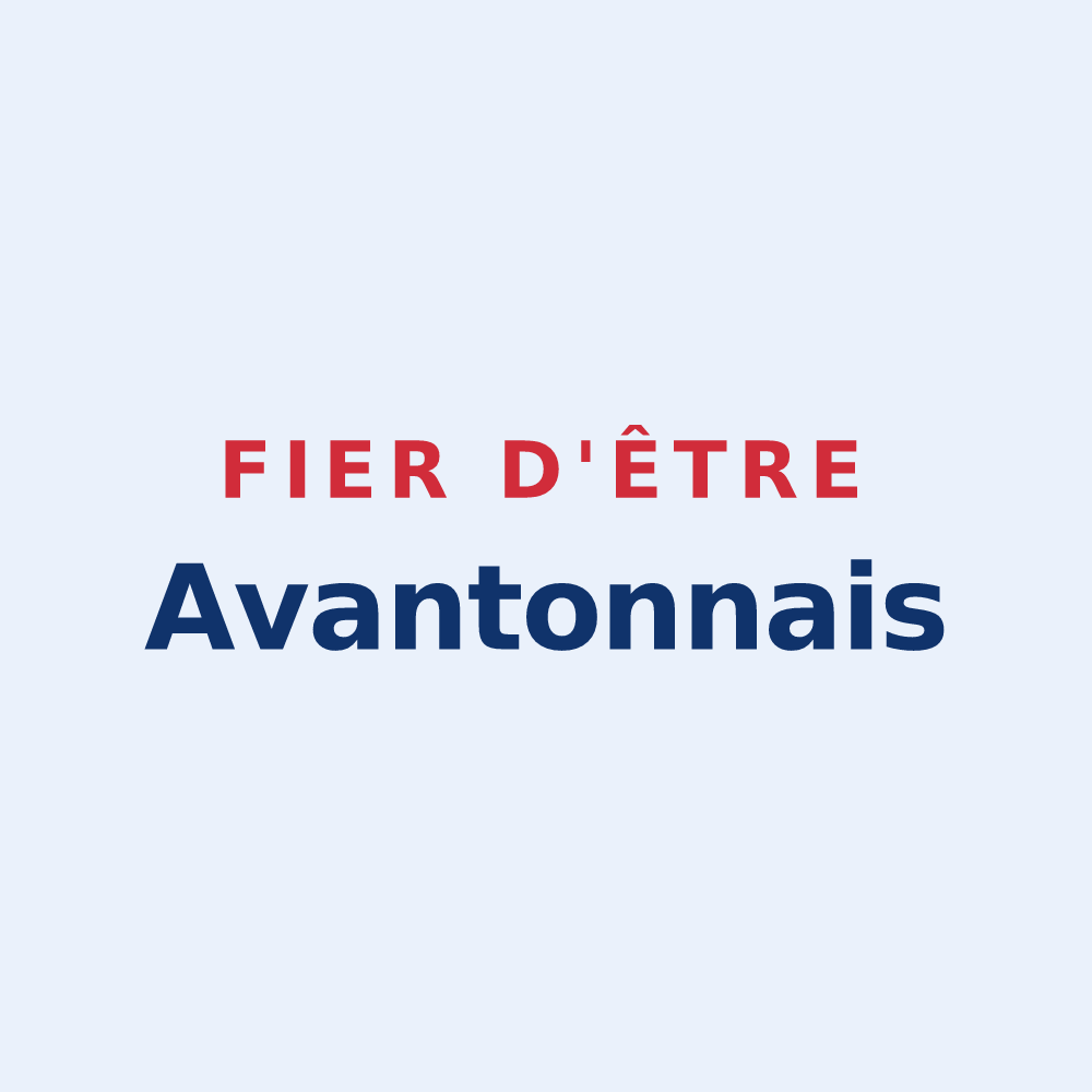Sticker « Fier d'être Avantonnais » — design pour Avanton