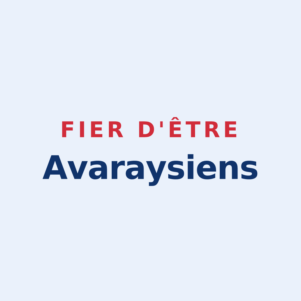 Sticker « Fier d'être Avaraysiens » — design pour Avaray