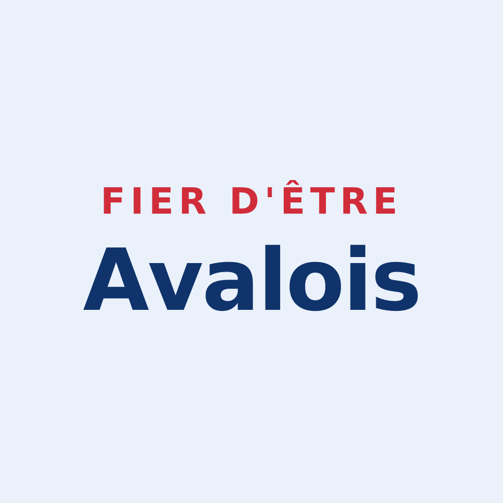 Sticker « Fier d'être Avalois » — design pour Avaux