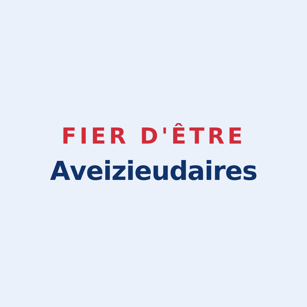 Sticker « Fier d'être Aveizieudaires » — design pour Aveizieux