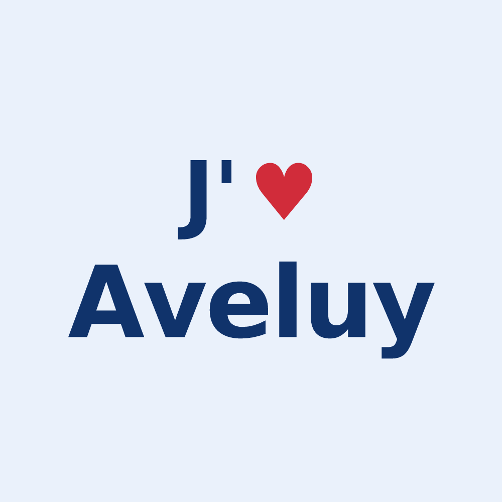 Sticker personnalisé Aveluy — design J'aime Aveluy