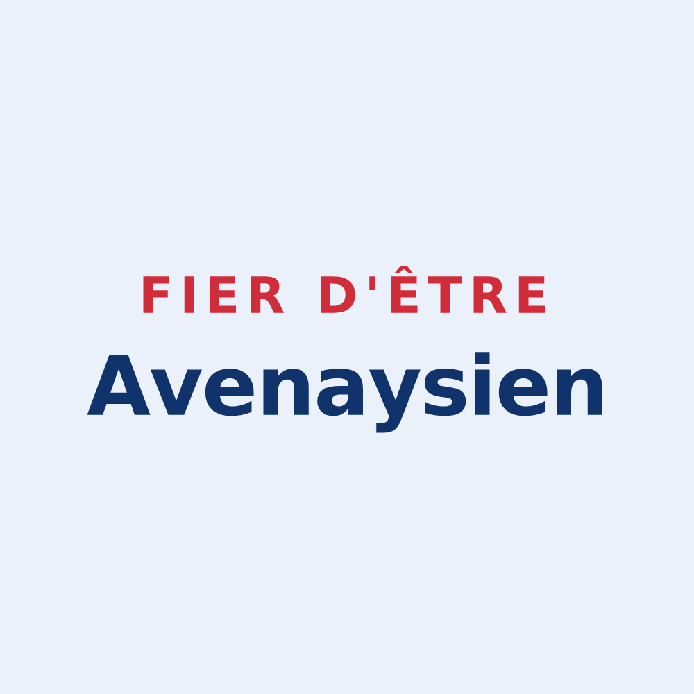Sticker « Fier d'être Avenaysien » — design pour Avenay-Val-d'Or