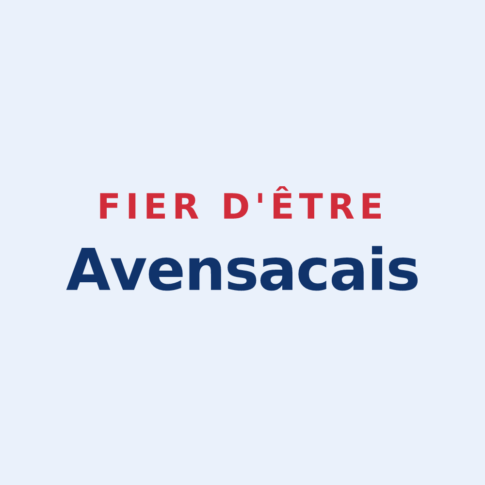 Sticker « Fier d'être Avensacais » — design pour Avensac