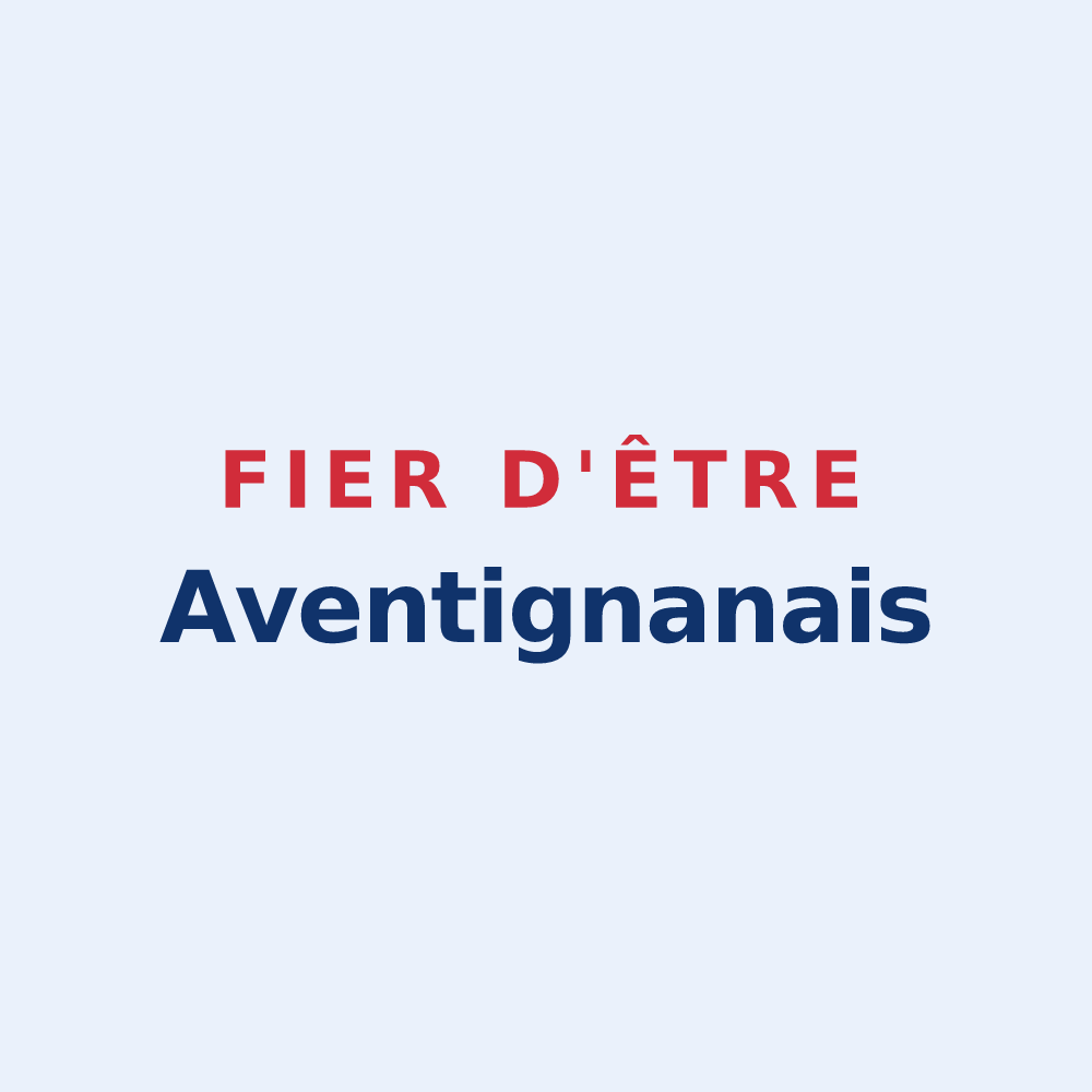 Sticker « Fier d'être Aventignanais » — design pour Aventignan