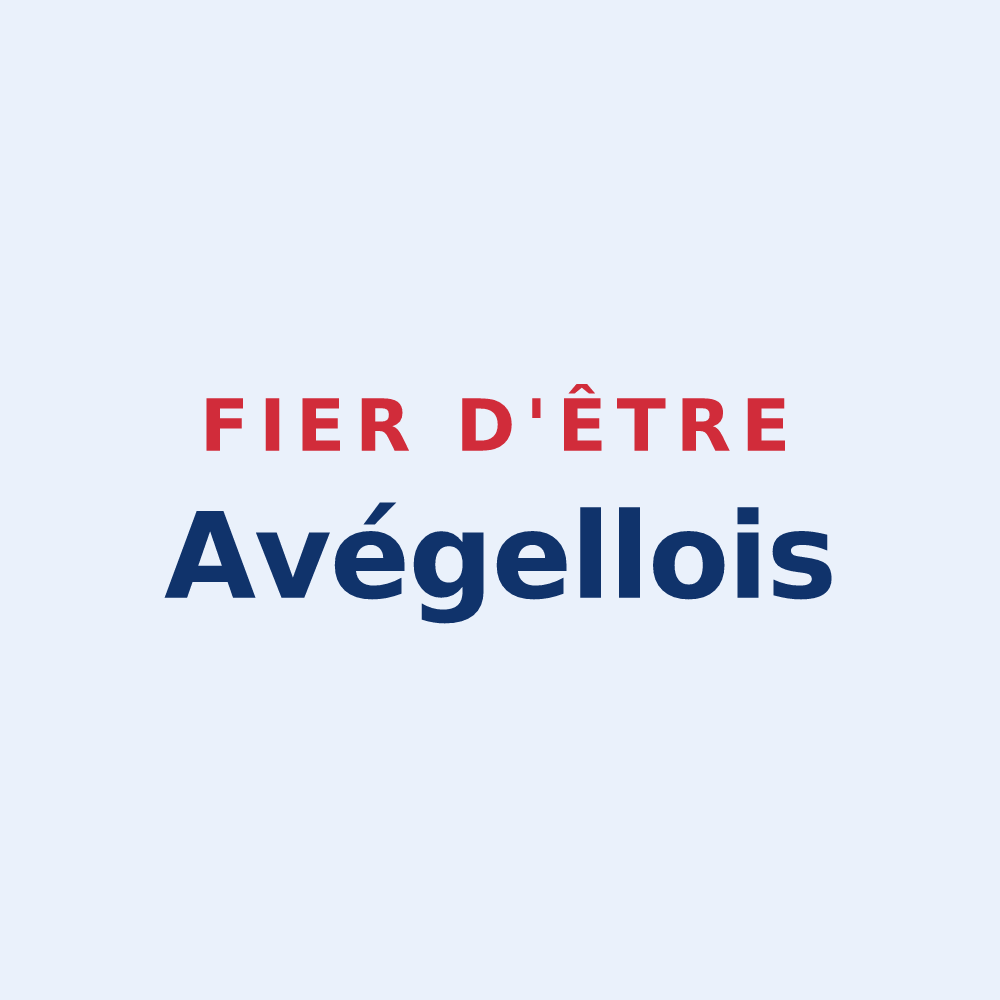 Sticker « Fier d'être Avégellois » — design pour Avéron-Bergelle