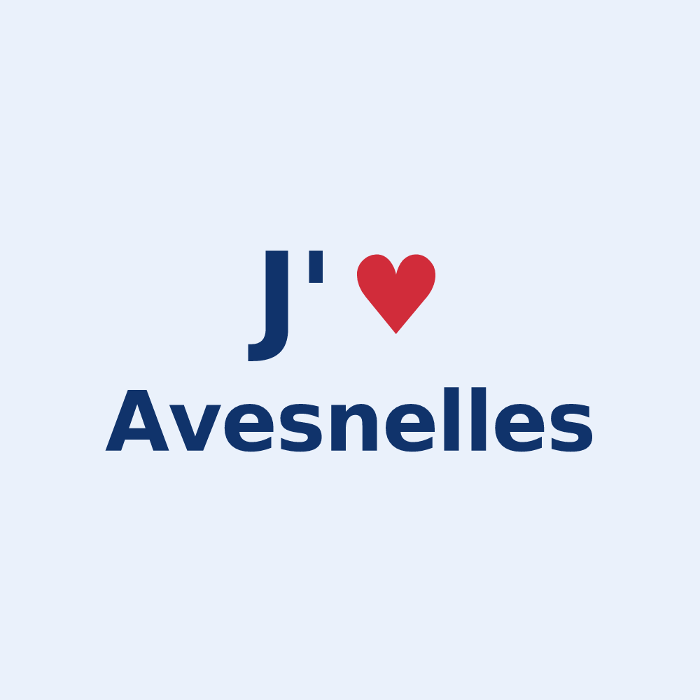 Sticker personnalisé Avesnelles — design J'aime Avesnelles