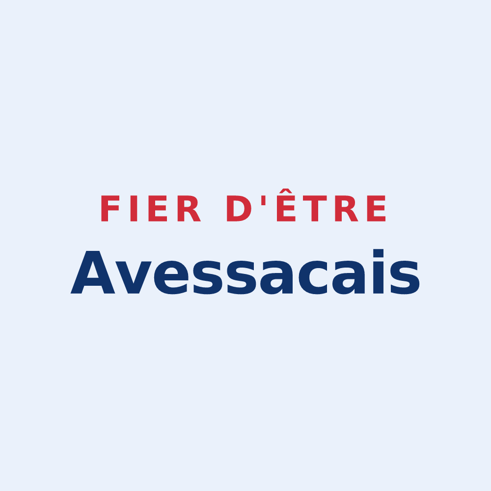 Sticker « Fier d'être Avessacais » — design pour Avessac