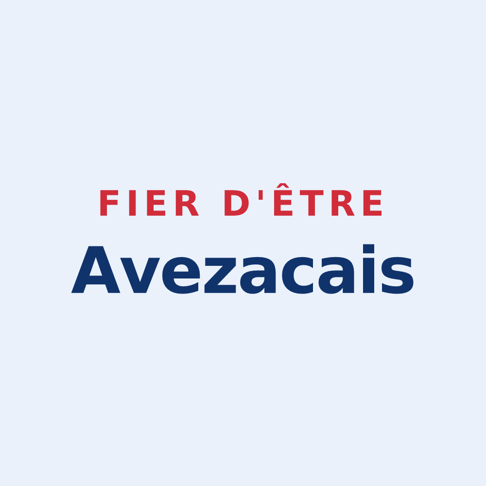 Sticker « Fier d'être Avezacais » — design pour Avezac-Prat-Lahitte