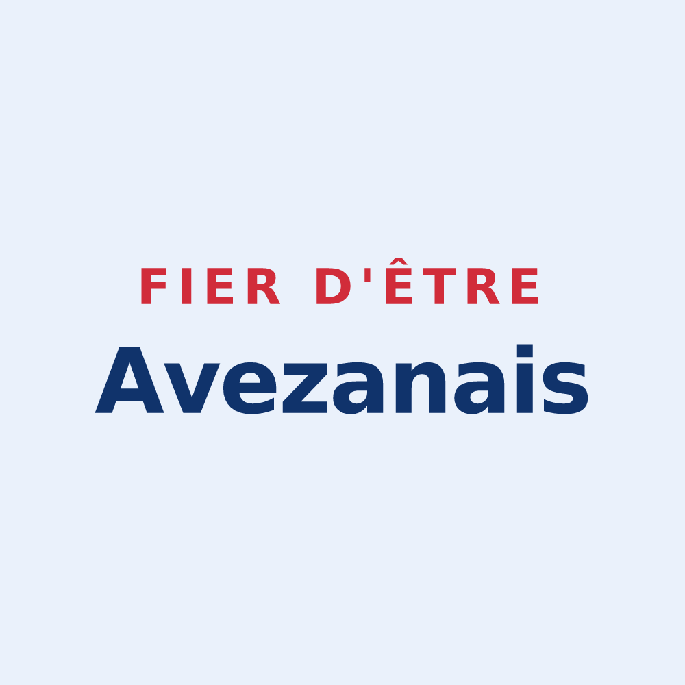 Sticker « Fier d'être Avezanais » — design pour Avezan