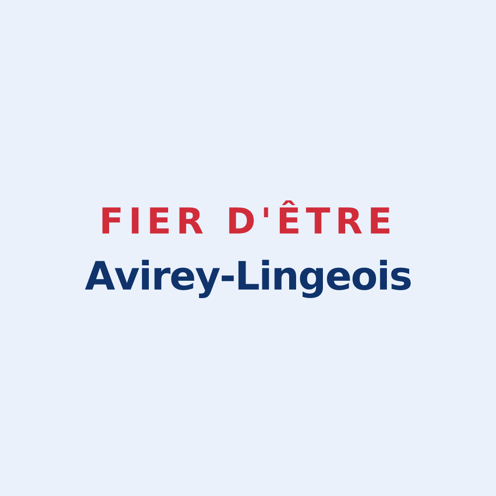 Sticker « Fier d'être Avirey-Lingeois » — design pour Avirey-Lingey