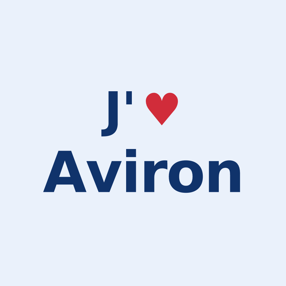 Sticker personnalisé Aviron — design J'aime Aviron