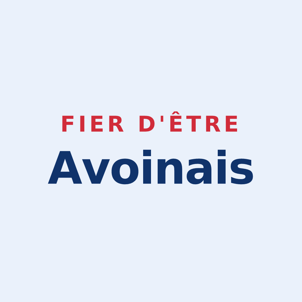 Sticker « Fier d'être Avoinais » — design pour Avoine