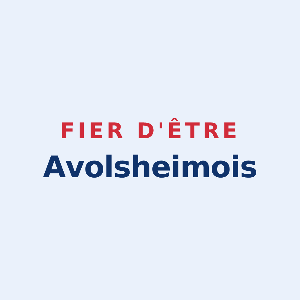 Sticker « Fier d'être Avolsheimois » — design pour Avolsheim