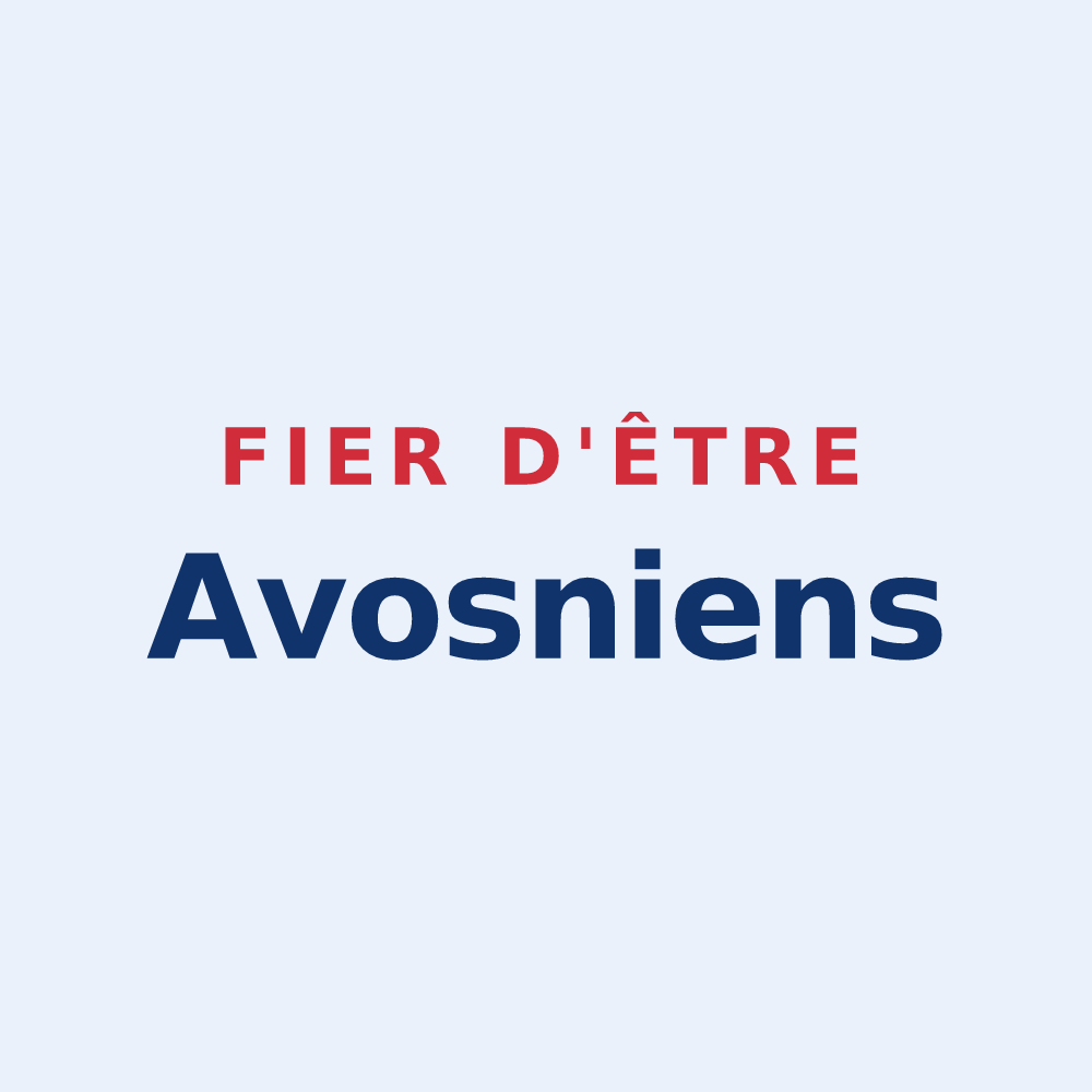 Sticker « Fier d'être Avosniens » — design pour Avosnes