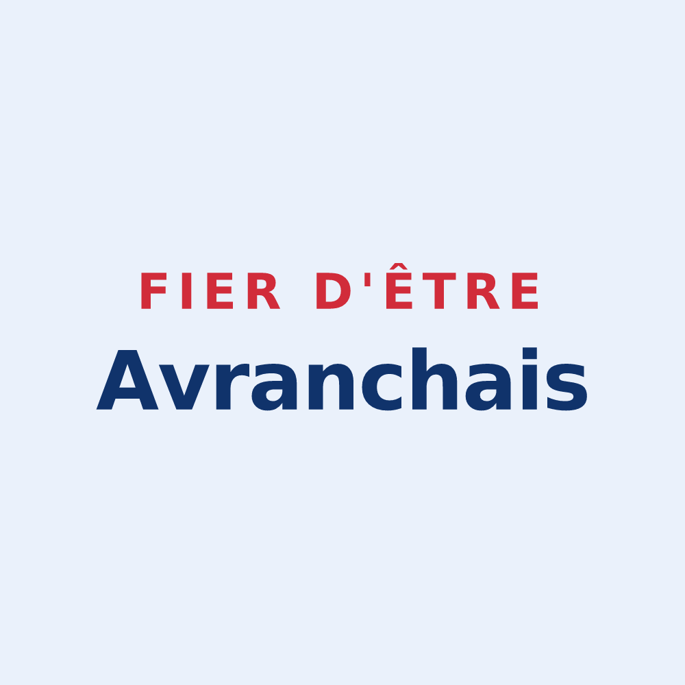 Sticker « Fier d'être Avranchais » — design pour Avranches